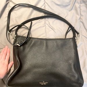 Kate Spade Jackson Leather Double Compartment Shoulder Bag